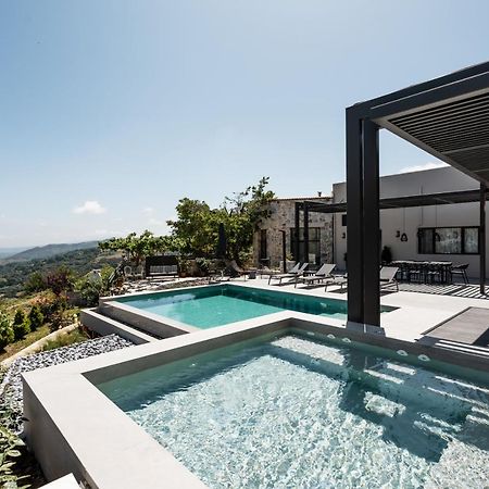 Eumelia Iconic Villa, With Heated Pool & Whirlpool, By Thinkvilla Asi Gonia 外观 照片