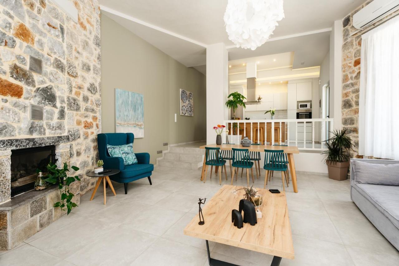 Eumelia Iconic Villa, With Heated Pool & Whirlpool, By Thinkvilla Asi Gonia 外观 照片